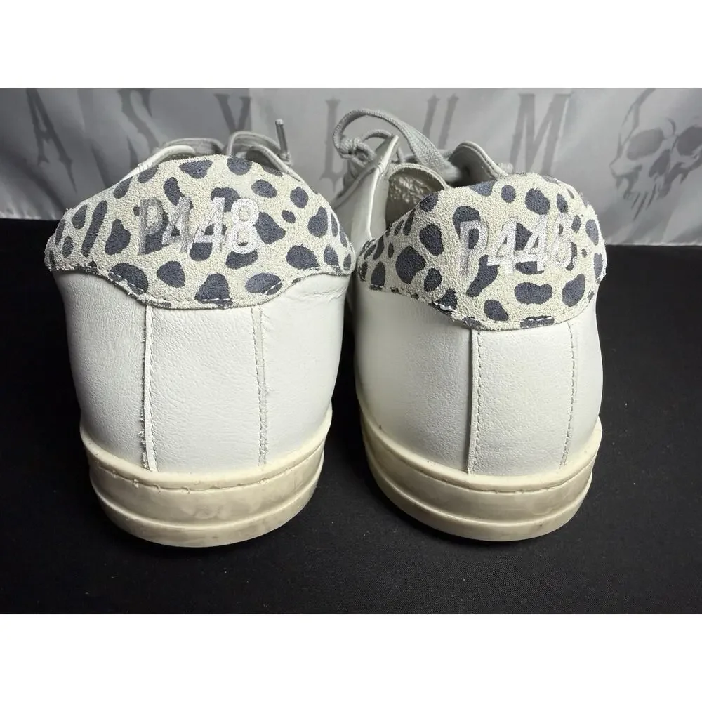 P448 Women’s 11/11.5 (42) John Low Top Sneaker White $298 New Blemishes